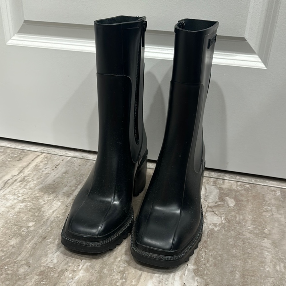 French Connection Black Ankle Boots